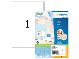 Herma 4252 Premium Adresetiketten A4 199,6x289,1mm Wit 100 stuks