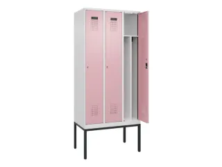 locker voor scheiding van kleding,HxBxD 2120x900x500mm,3vak - 1
