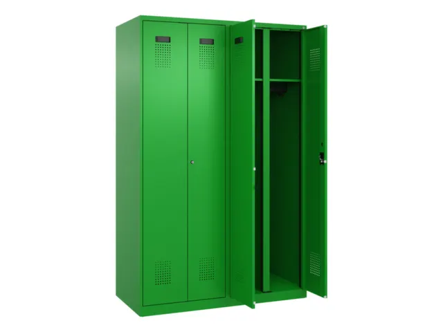 locker voor scheiding van kleding,HxBxD 1850x1200x500mm,4vak