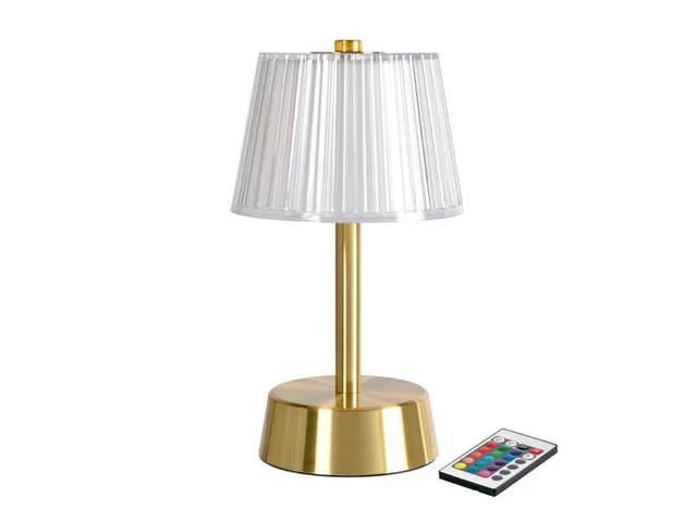 LED Lamp Cordless Jay 22xØ12cm 18 u Goud 6 Stuks