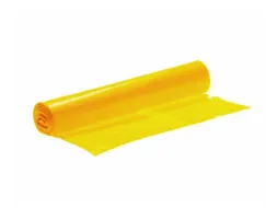 Afvalzak 120 Liter HDPE 70x110cm sterko Geel 30my 15x20 Stuks