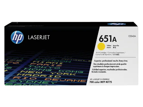 HP CE342A 651A Toner Geel 16.000 Pagina's Origineel