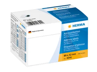 HERMA 4341 Adresetiketten voor Schrijfmachines op rol 89x42mm 250 stuk - 1