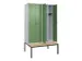 locker voor scheiding van kleding,HxBxD 2120x1200x815mm,4vak