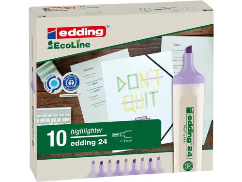 Markeerstift edding 24 EcoLine pastel violet