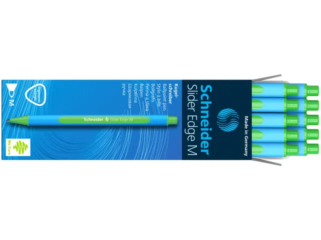 Balpen Schneider Slider Edge M 1,0mm groen