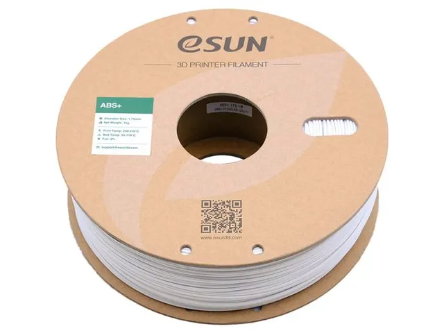 eSUN 3D printer Filament ABS+ 1,75mm Wit 1kg