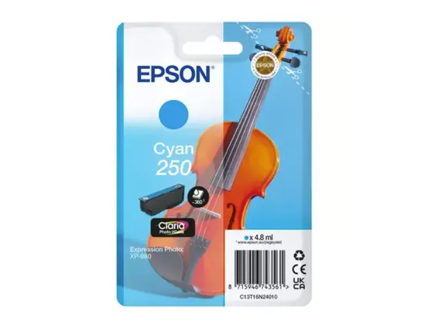 Inktcartridge Epson 250 T16N24 blauw