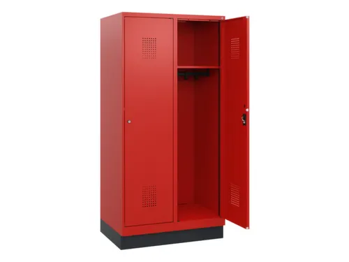 schoollocker,HxBxD 1630x800x500mm,2vak,vak B 400mm,cil.-slot,sokkel