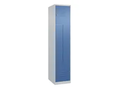 Z-garderobekast,HxBxD 1850x400x500mm,vak B 200/400mm,cil.-slot