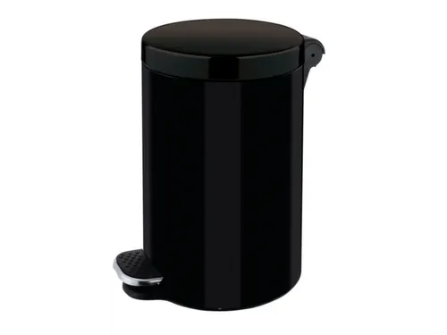 pedaalemmer,3l,HxØ 260x170mm,binnenbak kunststof,romp staal zwart
