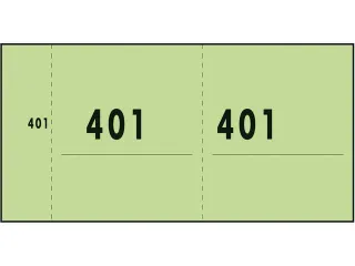 Nummerblok Sigel Expres groen 10 blok a 100 vel 1 t/m 1000 - 3