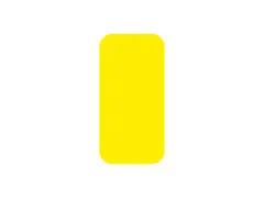 plaksymbool,rechthoek,markering HxB 150x50mm,PVC,geel