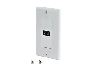 1-poort Vrouwelijke HDMI Wandcontactdoos Wit - 1