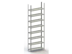 magazijnstelling,grondveld,HxBxD 2500x1004x304mm,vaklast 80kg