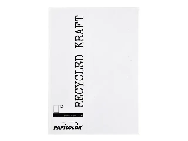 Kopieerpapier Papicolor A4 220gr 6 vel kraft wit