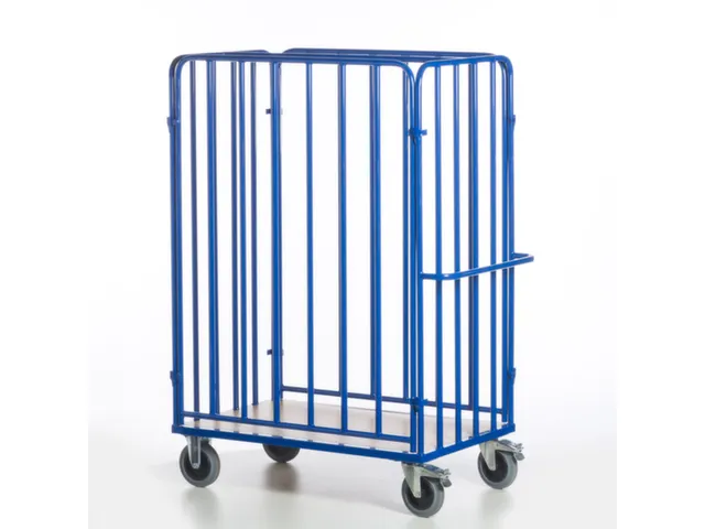 chariot de transport de colis,force 600kg,plateau Lxl 1200x740mm