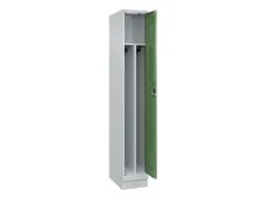 locker voor scheiding van kleding,HxBxD 1950x300x500mm,1vak