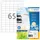 HERMA 10725 Etiketten gerecycled papier A4 38,1x21,2mm Wit 5200 stuks