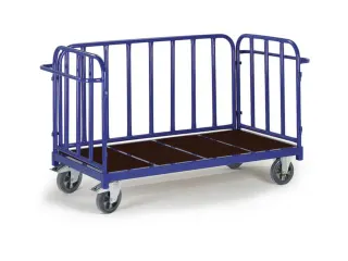 wagen met drie wanden,draagverm. 1200kg,laadvl. LxB 1300x800mm - 1