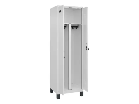 PBM-locker,HxBxD 1950x600x500mm,2vak,vak B 300mm,draaigrendel