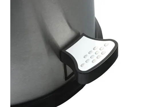 Afvalbak Kickcan metalen binnenbak 33 liter mat RVS