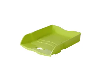 Brievenbak HAN Re-LOOP A4/C4 stapel- en nestbaar, limoen 100% gerecycl - 1