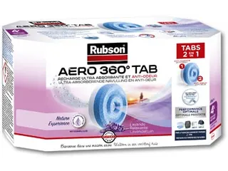 Rubson Aero 360 Vochtopnemer navulling Lavendel 4 stuks - 4