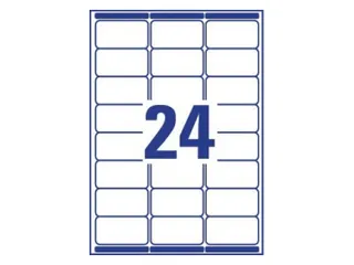 Adresetiket Avery QuickPeel L7159-100 63.5x33.9mm Wit 2400 stuks - 2