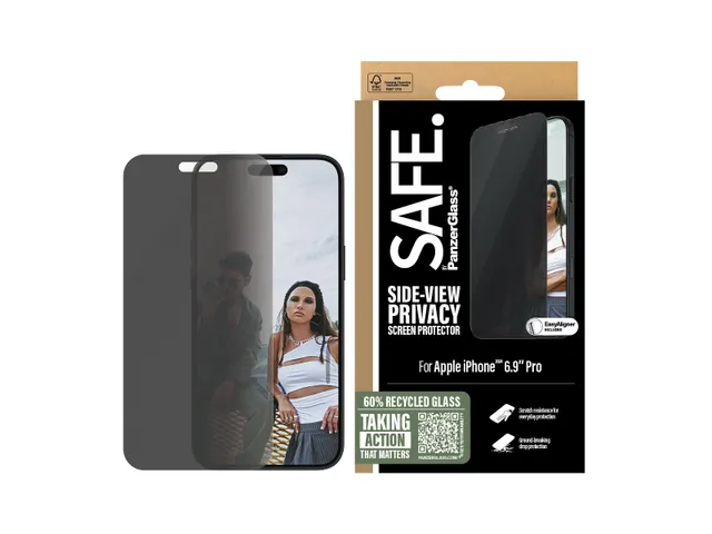 PanzerGlass SAFE. by Privacy Screen Protector iPhone 16 Pro Max | U