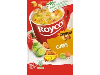 Minute Soup Curry Crunchy + Croutons Doos 20 Stuks - 2