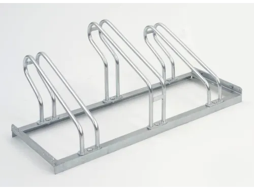 Fiets-Beugelrek L 1050Mm 3Plaatsen Schroefbaar Enkelzijdig Verzinkt