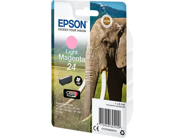 C13T24264012 Epson 24 T2426 inktcartridge licht magenta
