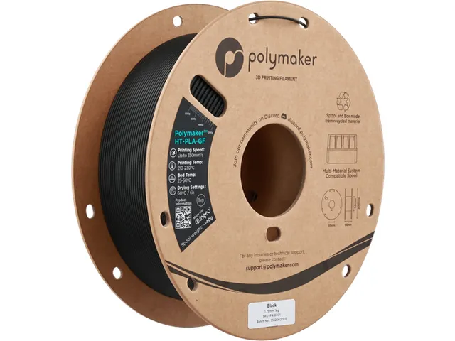 HT-PLA-GF 1,75mm zwart 1kg Polymaker 3d filament