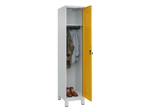 locker,HxBxD 1950x400x500mm,1vak,vak B 400mm,draaigrendel,voeten