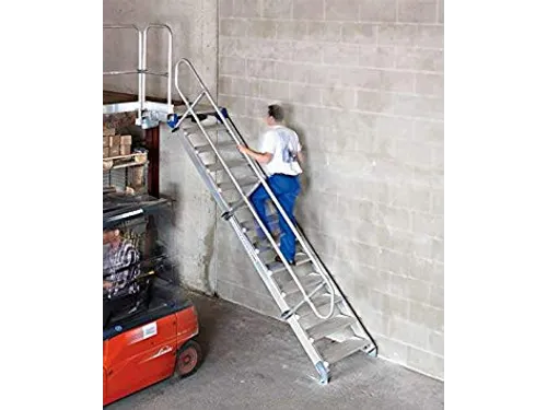 Bordestrap Bordes H 2 82m 13treden Trede B 600mm 45°helling Aluminium