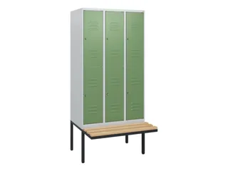 Dubbeldekse dekenkist,HxBxD 1950x900x815mm,3x2vak.,vak B 300mm - 1