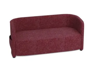 sofa,2-zits,stof rood,HxBxD 760x1570x760mm,2zijvakken - 2