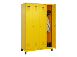 locker,HxBxD 1950x1200x500mm,4vak,vak B 300mm,cil.-slot,voeten