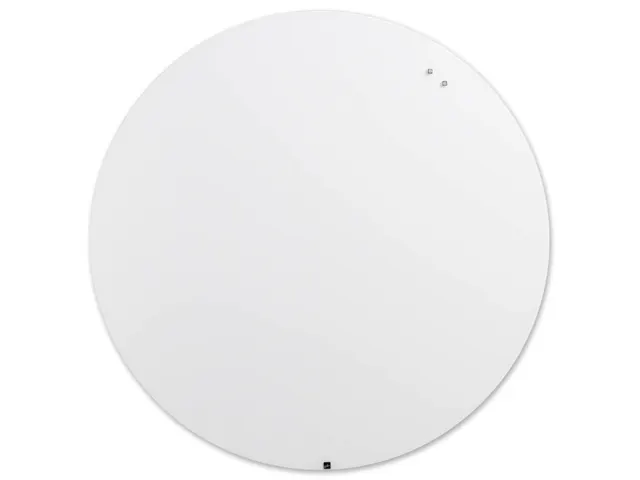 Glasmagneetbord Naga rond diameter 100cm Pure White