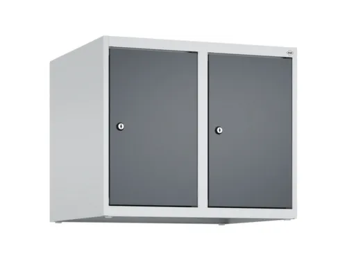 opzetkast,v. locker,2vak.,vak B 300mm,HxBxD 500x600x500mm,cilinderslot