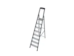 trapladder,eenzijdig,8treden,bordes m. antislip elementen,Stand H 1,7m