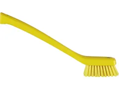 Vikan Hygiene smalle borstel Geel lange steel
