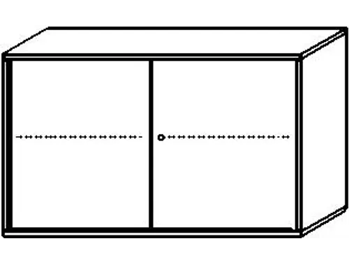 kantoorkast,HxBxD 770x1200x430mm,decor romp beuken,decor front esdoorn