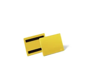 Magnetische documenthouder A6 Liggend formaat Geel - 1