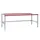 paktafel,HxBxD 660-930x2000x800mm,4voeten RAL9006,in h. verstelb.