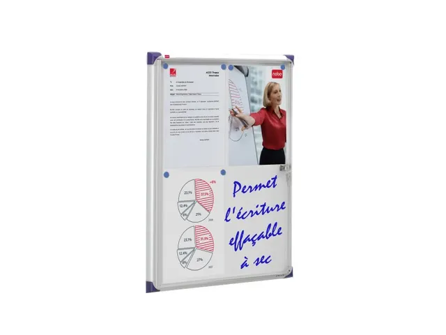 Vitrine Extra Plat 4xA4 Binnen