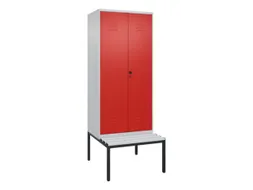 locker voor scheiding van kleding,HxBxD 2120x800x815mm,2vak