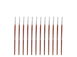 Penseel Kangaro Serie 120 rond Nr. 2 geitenhaar doos 12 stuks