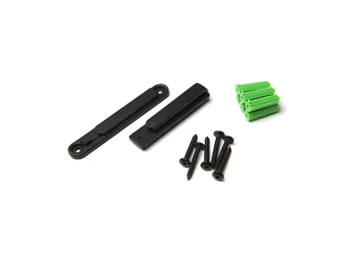 Wandcassette Afzetlint Zwart met 3 meter Zwarte trekband